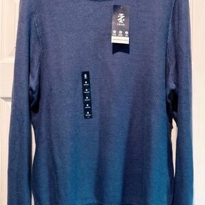 Izod Men's Classic Blue Crewneck Sweater